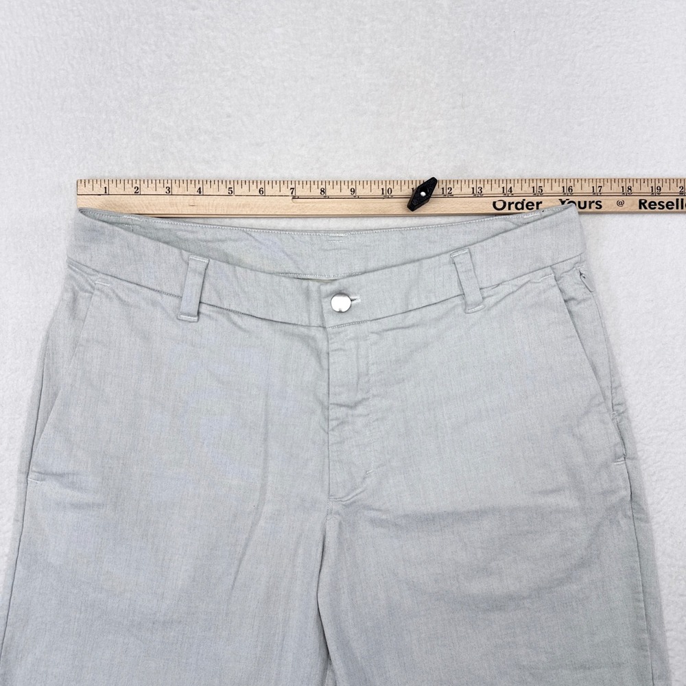 Lululemon Commission Shorts Mens Size 32 Gray 9" Inseam Chino Athleisure Casual - Picture 6 of 7
